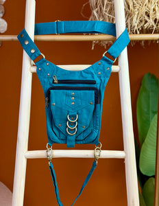 Tribal Belt Petrol (lange riem)