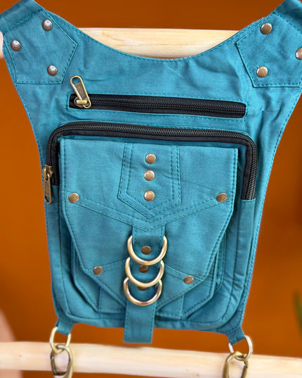 Tribal Belt Petrol (lange riem)