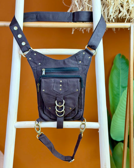 Tribal Belt Bruin (lange riem)