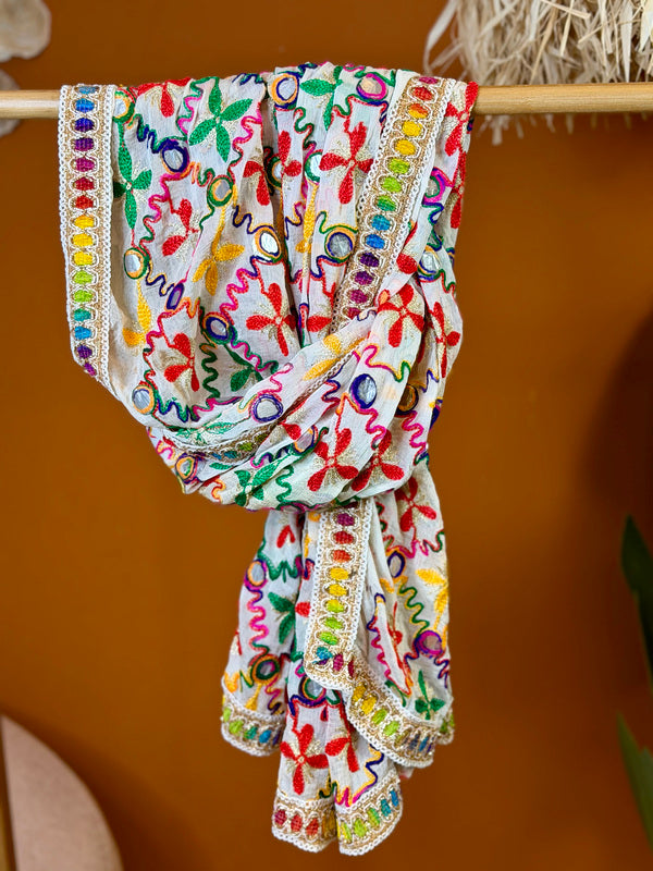 Vintage India sjaal (one of a kind) 30