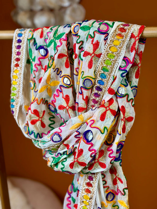 Vintage India sjaal (one of a kind) 30