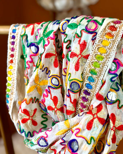 Vintage India sjaal (one of a kind) 30