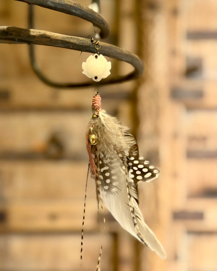Real feather earring 20