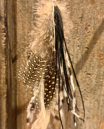 Real feather earring 20