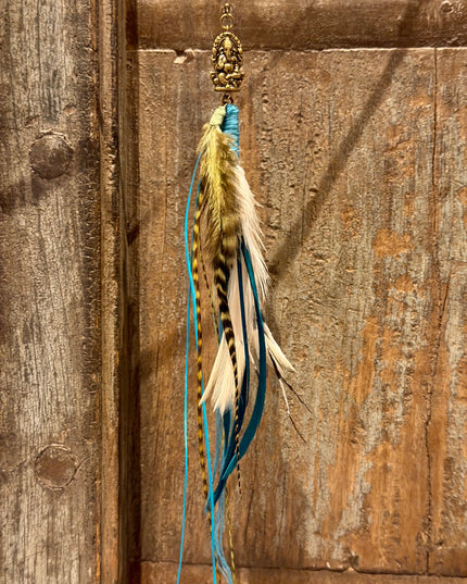 Real feather earring 20