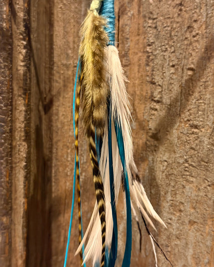 Real feather earring 20