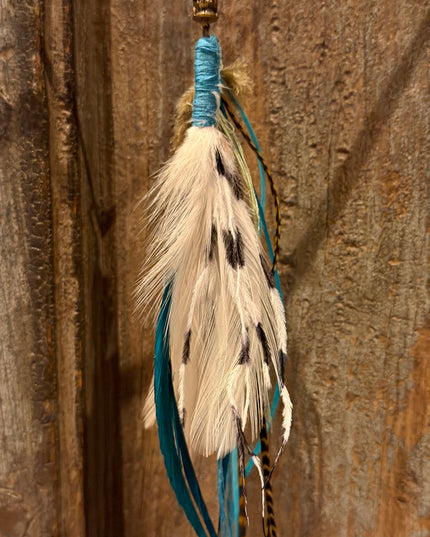 Real feather earring 20