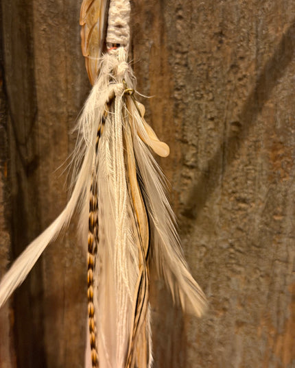 Real feather earring 20