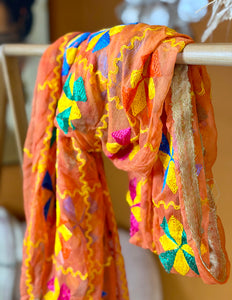 Vintage India sjaal (one of a kind) 68