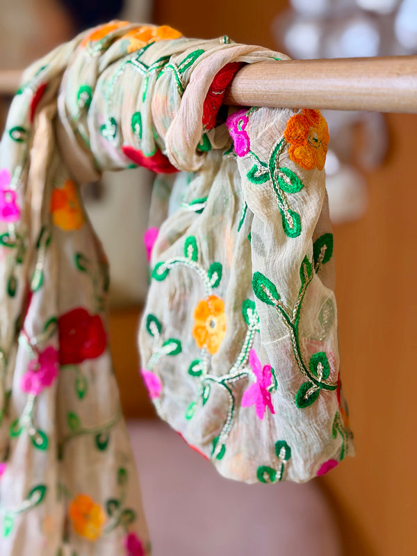 Vintage India sjaal (one of a kind) 74