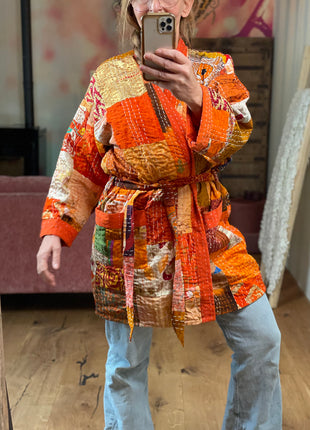Patchwork Kantha Kimono 163