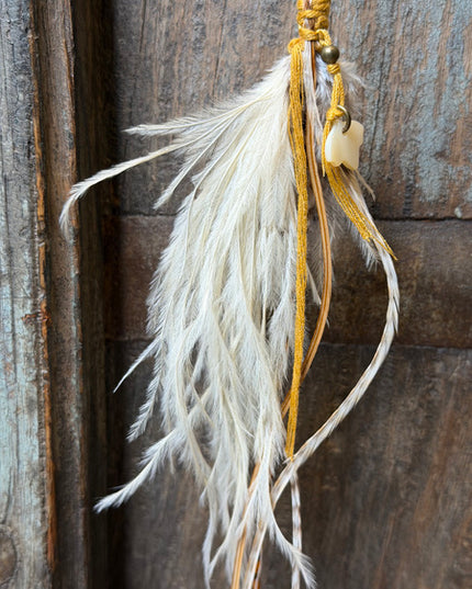 Echte veren oorhanger 21