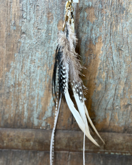 Echte veren oorhanger 27