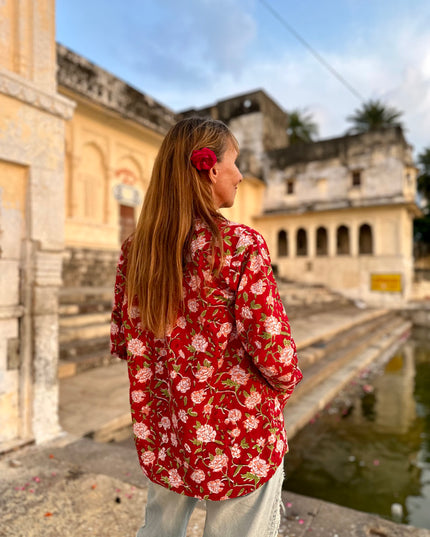 Blockprint Blouse (limited Edition)