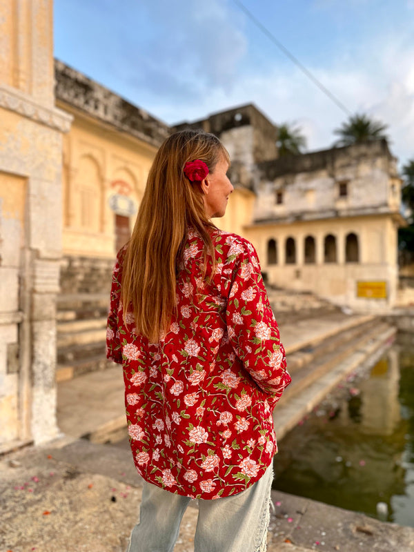 Blockprint Blouse (limited Edition)