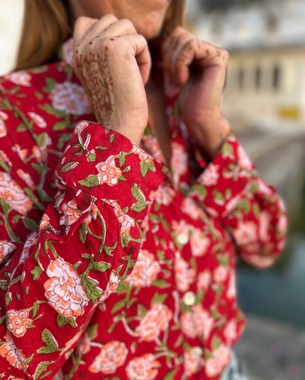 Blockprint Blouse (limited Edition)