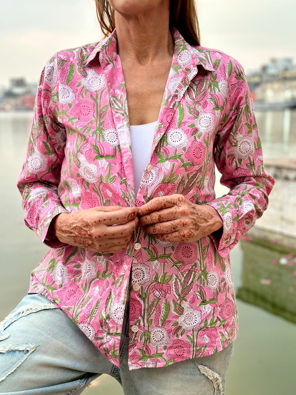 Blockprint Blouse (limited Edition)