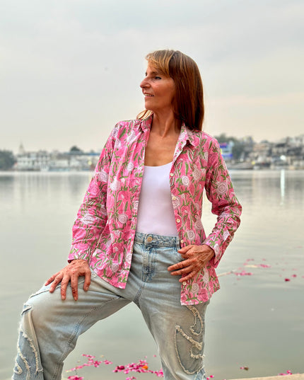 Blockprint Blouse (limited Edition)