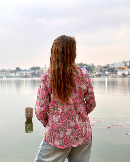 Blockprint Blouse (limited Edition)