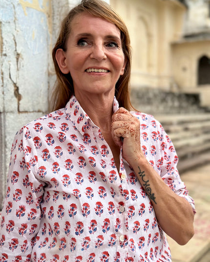 Blockprint Blouse (limited Edition)