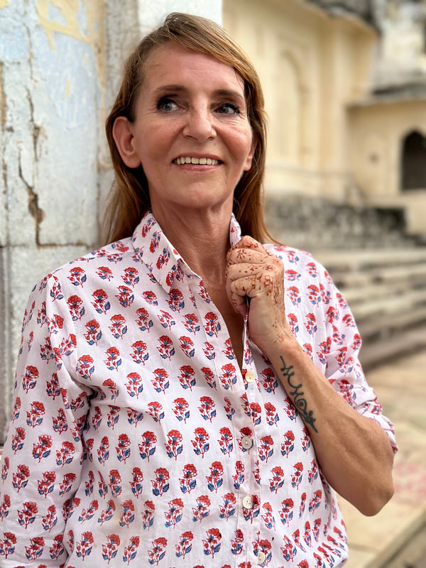 Blockprint Blouse (limited Edition)
