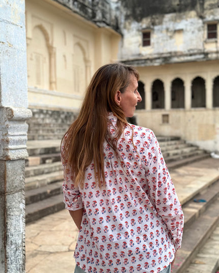 Blockprint Blouse (limited Edition)