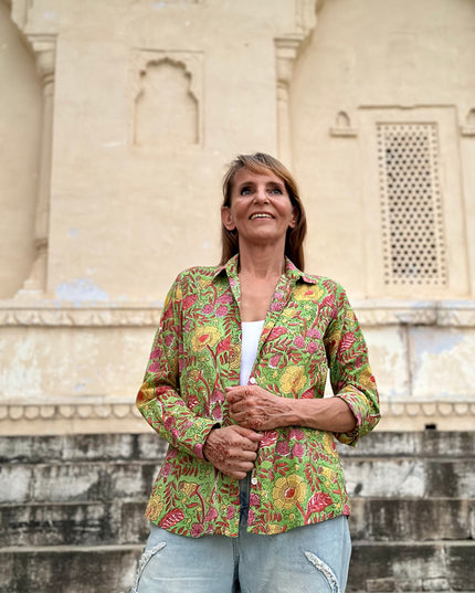 Blockprint Blouse (limited Edition)