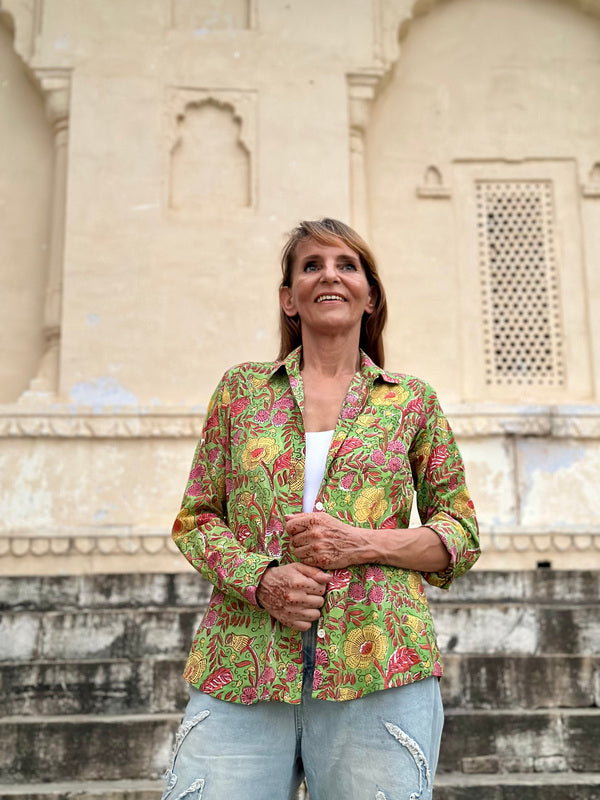 Blockprint Blouse (limited Edition)