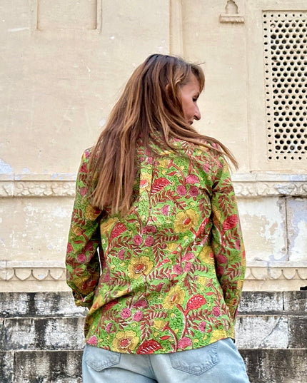 Blockprint Blouse (limited Edition)
