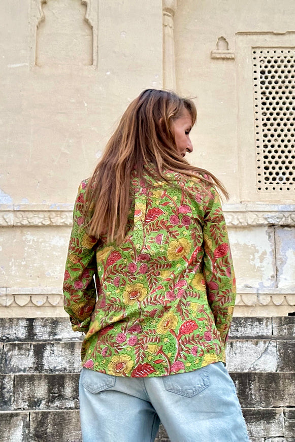 Blockprint Blouse (limited Edition)