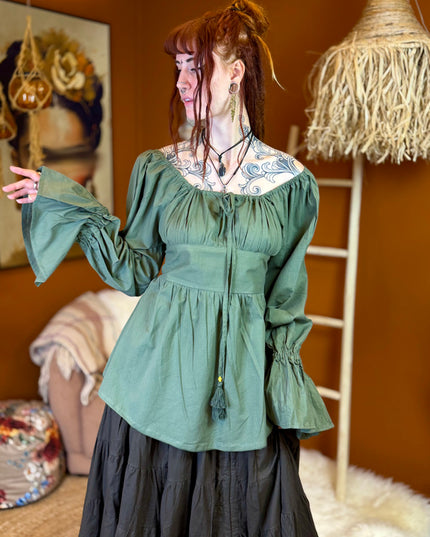 Vaiana Boho Blouse Mosgroen