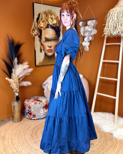 Tara Jurk Lang Blauw