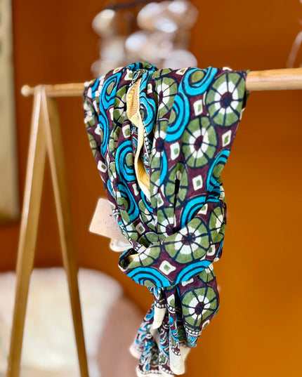 Pushpa Scarf Blockprint