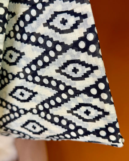 Pushpa Scarf Blockprint