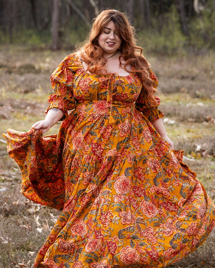 Vaiana Sommerkleid Sonnenblumengelb 