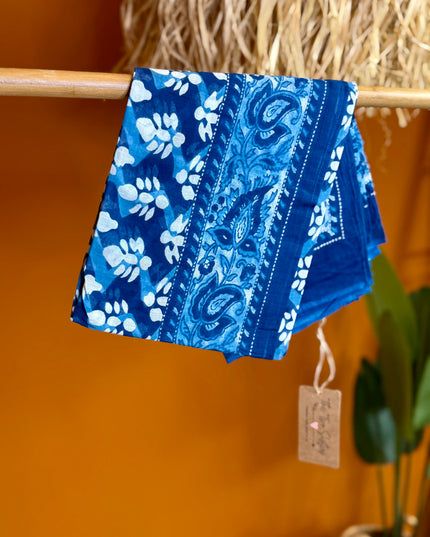 Pushpa Scarf Blockprint