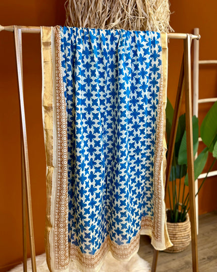 Pushpa Scarf Blockprint