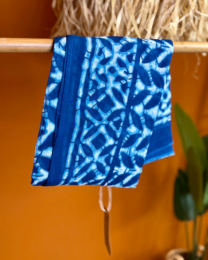 Pushpa Scarf Blockprint