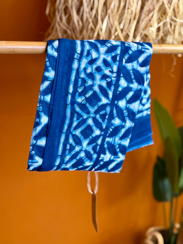 Pushpa Scarf Blockprint