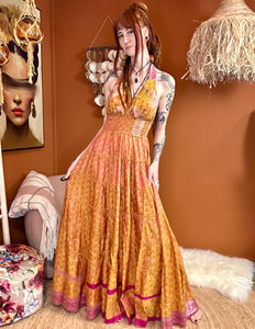 Zamira Vintage Silk Dress