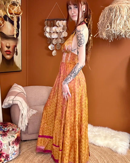 Zamira Vintage Silk Dress