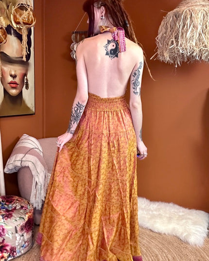 Zamira Vintage Silk Dress