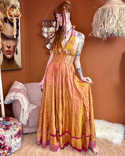 Zamira Vintage Silk Dress