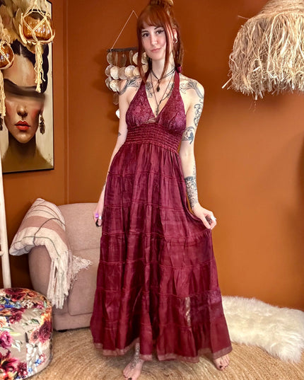 Zamira Vintage Silk Dress