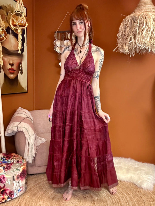 Zamira Vintage Silk Dress