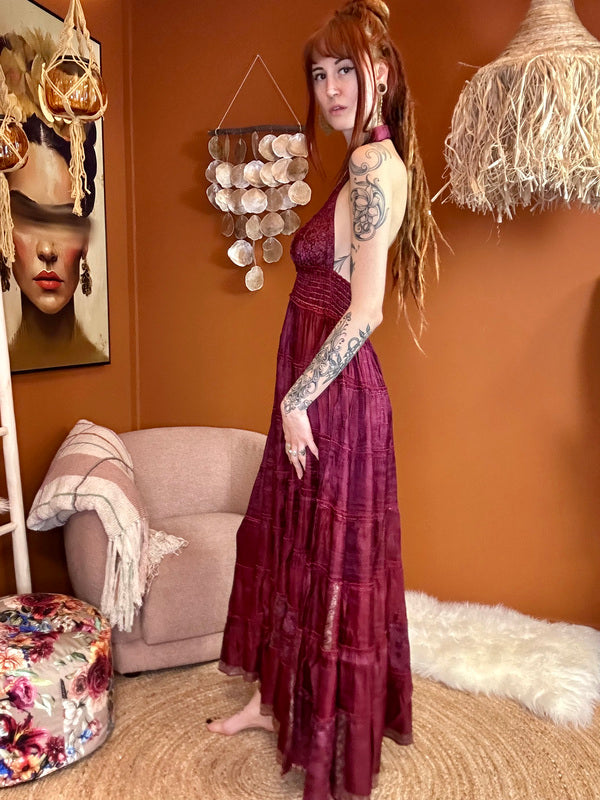 Zamira Vintage Silk Dress