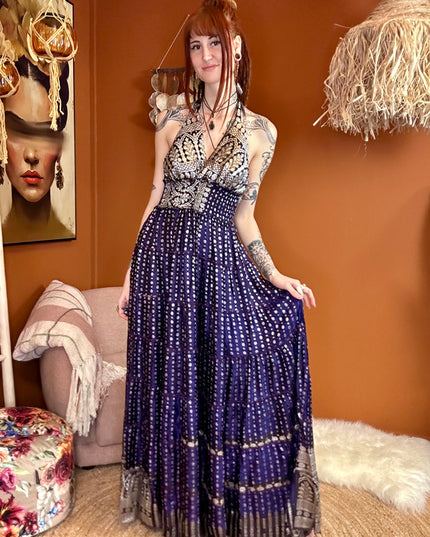 Zamira Vintage Silk Dress