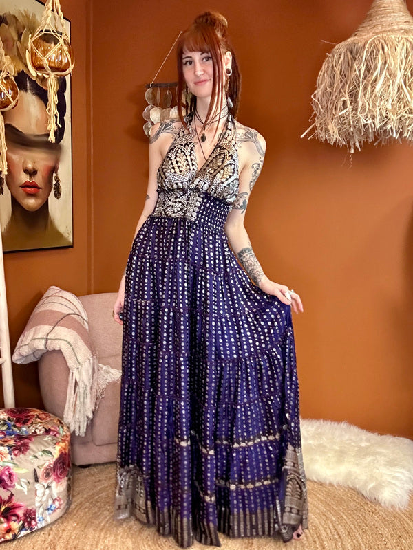 Zamira Vintage Silk Dress