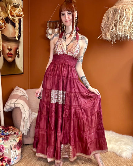 Zamira Vintage Silk Dress