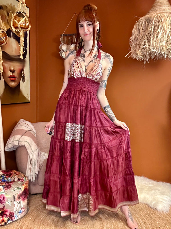 Zamira Vintage Silk Dress